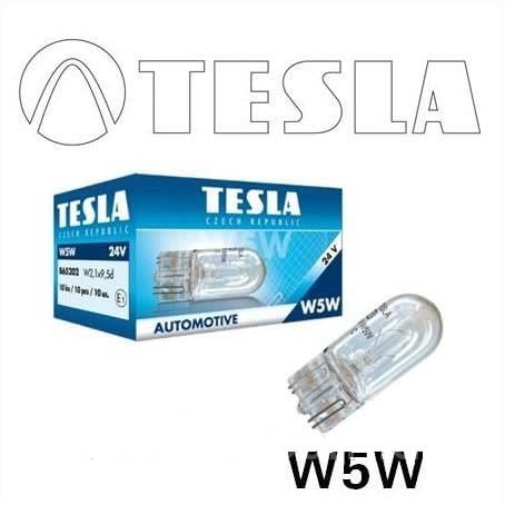 TESLA 24V DİPSİZ AMPUL T10 5W 