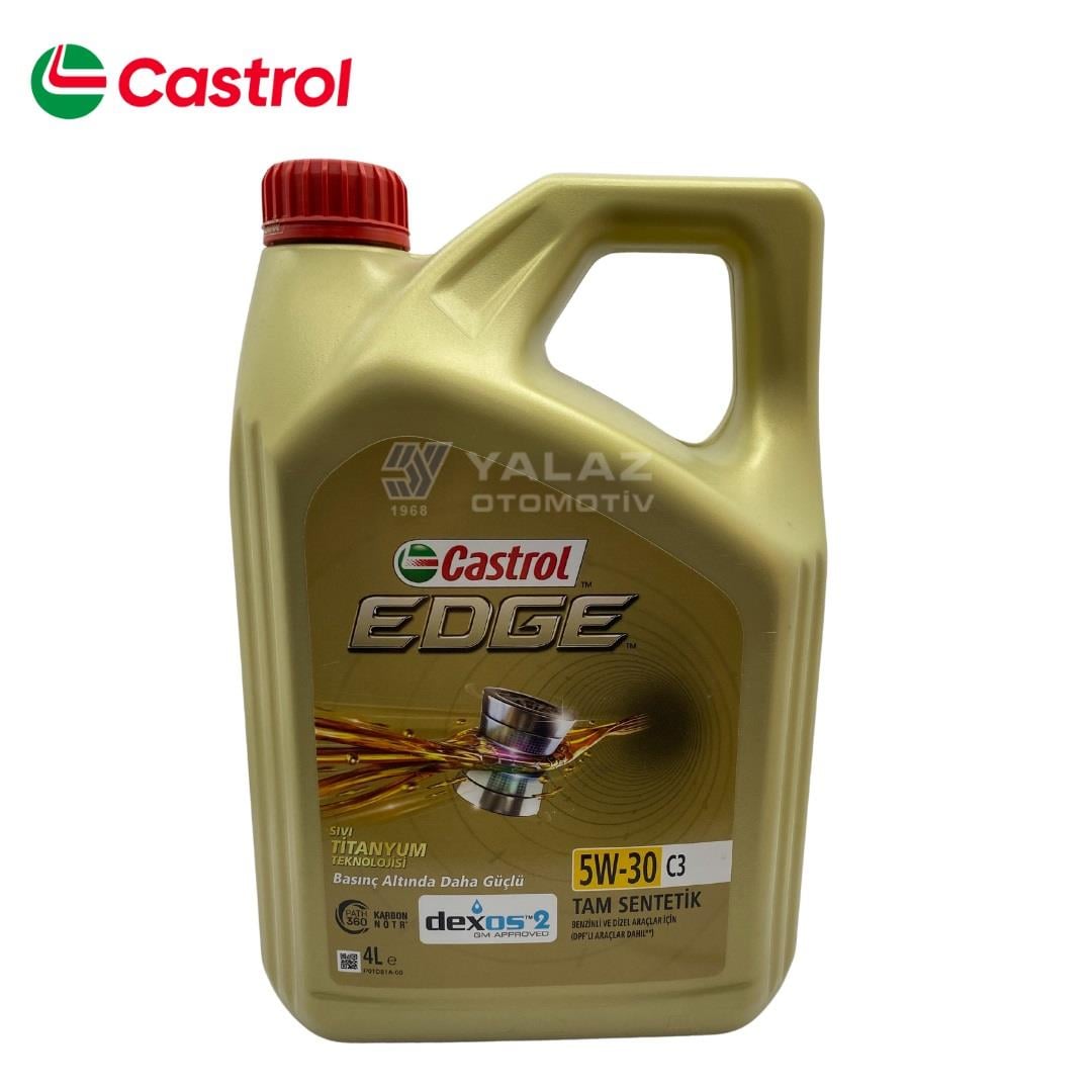 CASTROL EDGE 5W-30 C3 MOTOR YAĞI TAM SENTETİK (4 LT)