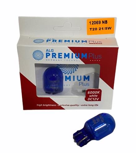 PREMIUM 12V 1016 AMPUL DİPSİZ T20 21/5W BEYAZ 5000K (2 AD)