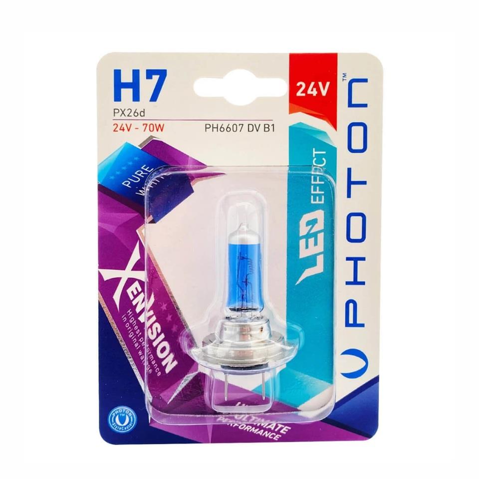 PHOTON 24V H7 AMPUL 70W 5000K BEYAZ IŞIK (1 AD)