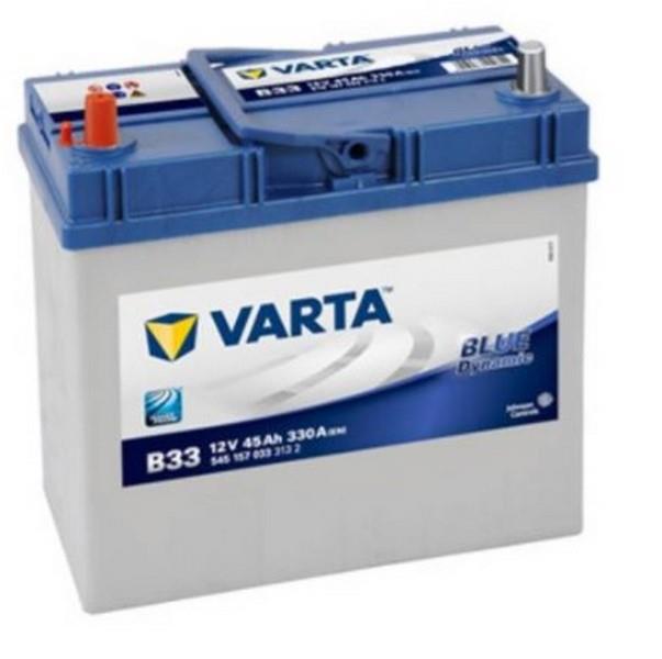 VARTA 12V 45 AH AKÜ BLUE DYNAMIC CCA 330 A (EN) (238*129*227) (DAR İNCE KUTUP TERS)