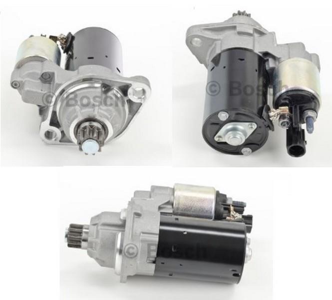 BOSCH 12V MARŞ MOTORU 10 DİŞ 1.1 KW TERS AUDI-SEAT-SKODA-VW