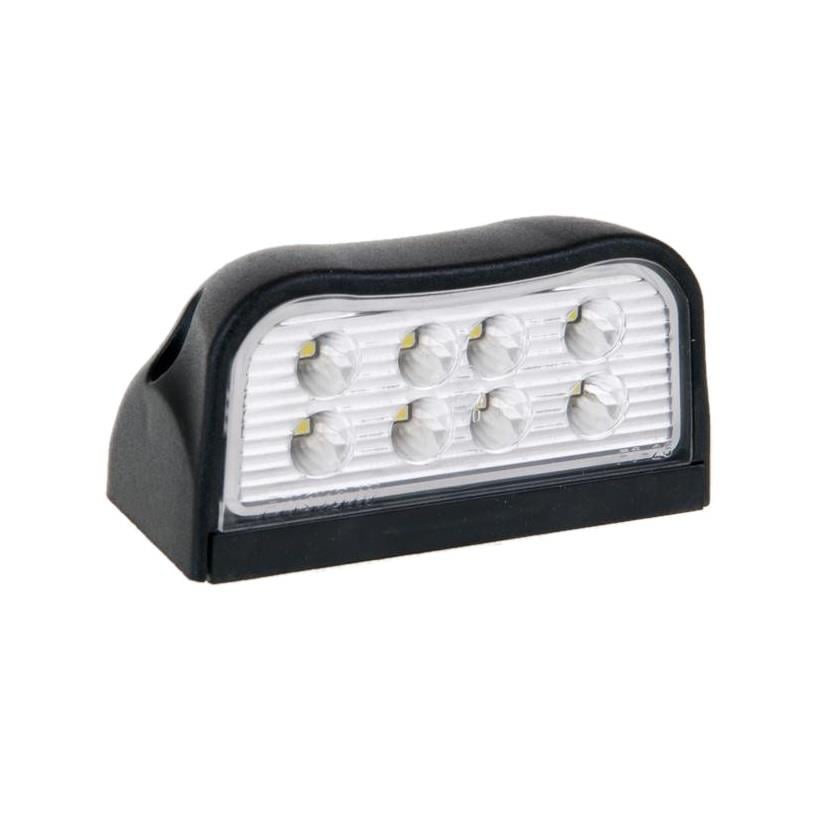 FRISTOM 12V-30V PLAKA LAMBASI 8 LEDLİ (SİYAH) (100 X 50 MM) E9