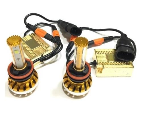 PREMIUM 12V-24V H11 LED XENON FAR AMPUL SETİ 6000K 30W (OSRAM CHIP LED) (BEYİNLİ)