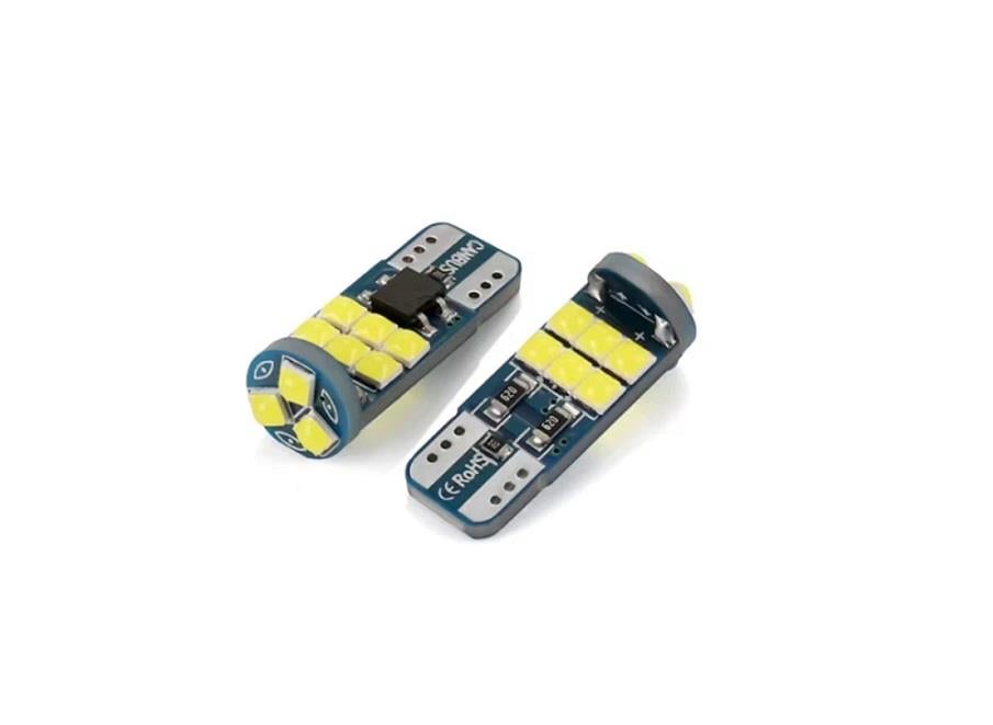 12V DİPSİZ AMPUL T10 (15 LEDLİ) BEYAZ SMD CB (2 AD)