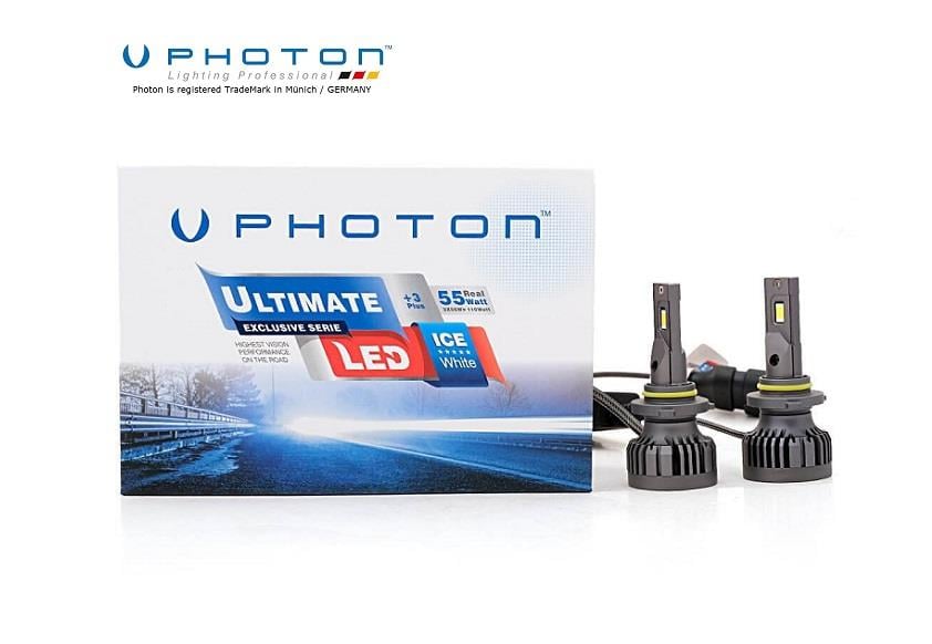 PHOTON 12V HB3 9005 CSP LED XENON FAR AMPUL SETİ 6000K 9500 LÜMEN CANBUS