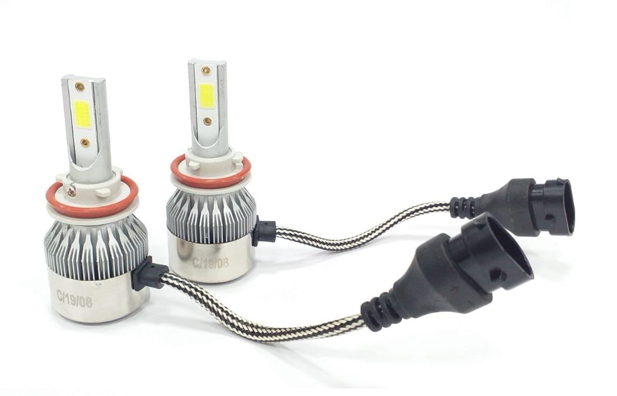 9V-32V H11 COB LED XEON FAR AMPUL SETİ 6000K 3800 LÜMEN