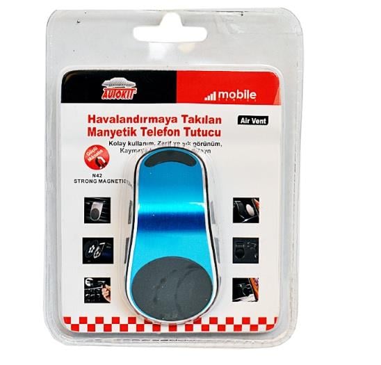 TELEFON TUTUCU IZGARAYA GEÇME (MIKNATISLI) (MAVİ)