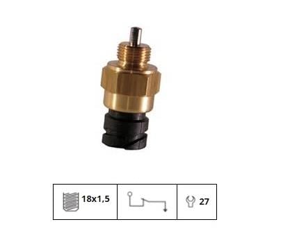 KEP KİLİT İKAZ MÜŞÜRÜ (2 FİŞ SOKETLİ) (M18*1.5) (SARI GÖVDE)