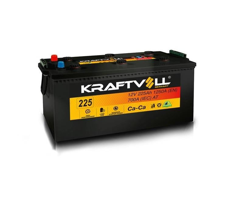 KRAFTVOLL 12V 225 AH AKÜ 1250 A (EN) (518*275*242)