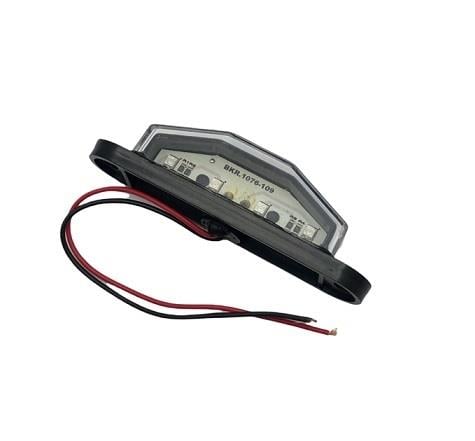 12V-24V PLAKA LAMBASI 4 LEDLİ (SİYAH)