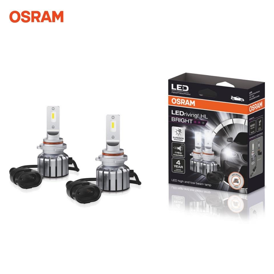 OSRAM 12V HB3/H10/HIR1 XENON LED FAR AMPUL SETİ +%300 FAZLA IŞIK 6000K