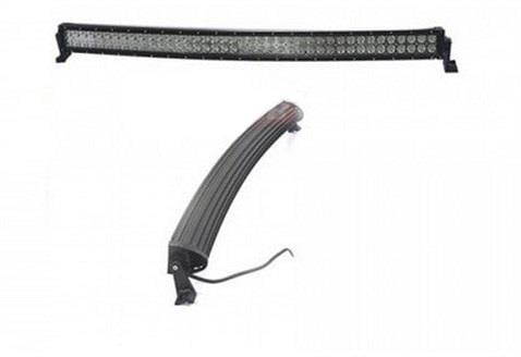 12V-24V LED BAR OFF-ROAD KAVİSLİ (60 LEDLİ) 180W ÇİFT SIRA (87 CM)