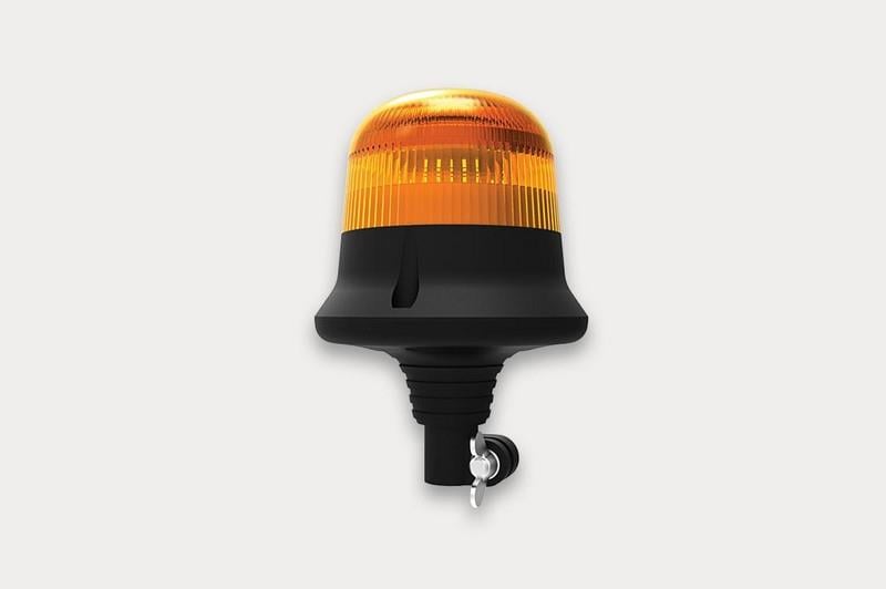 FRISTOM 12V-55V ÇAKAR TEPE LAMBA 9 LEDLİ 15W BORU TİP (SARSINTIYA DAYANIKLI) SARI TEK FLAŞ E9