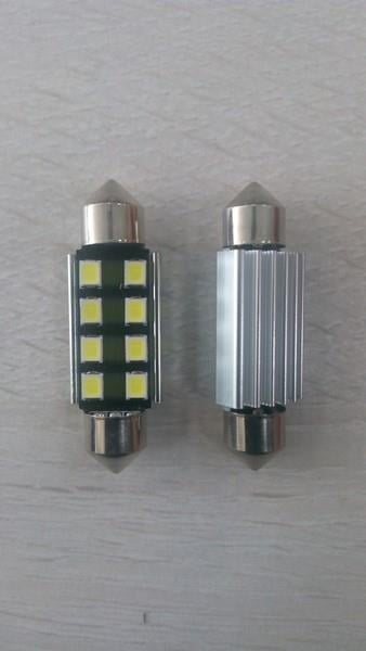 12V SOFİT AMPUL 8 LEDLİ BEYAZ (39 MM) (2 AD)