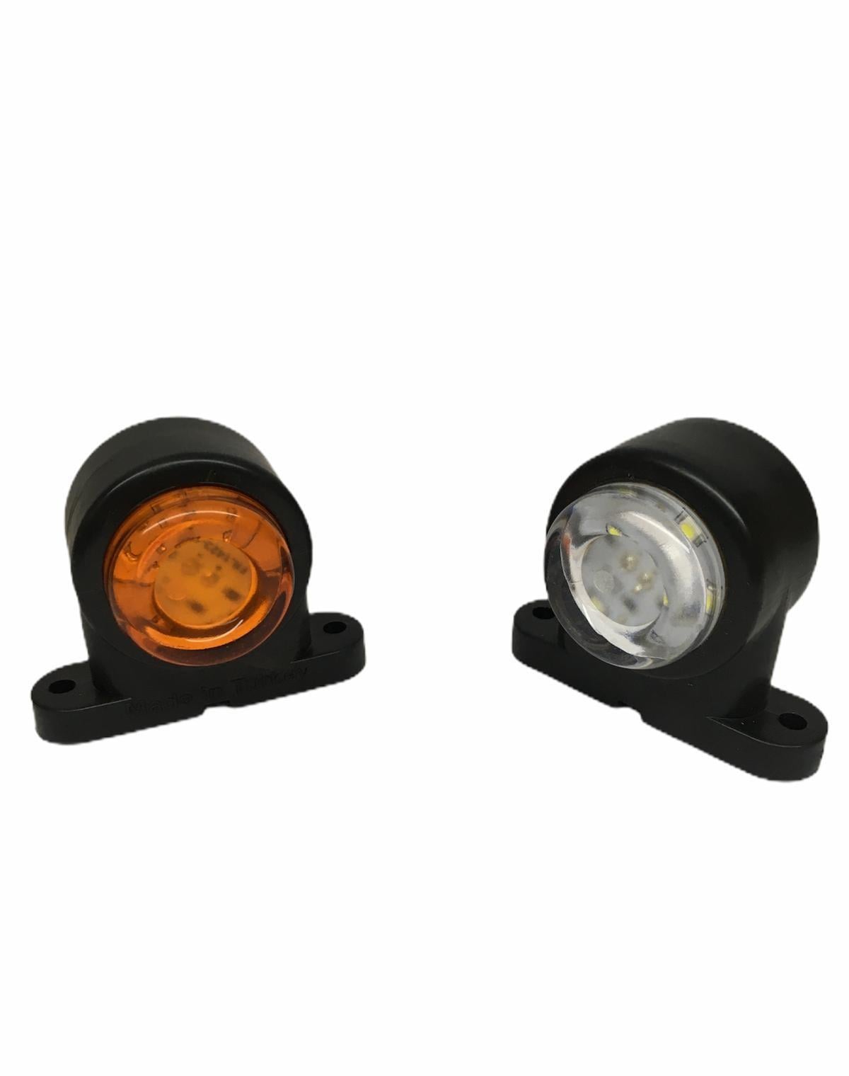 12V-24V TAKOZ LAMBASI MİNİ BEYAZ-SARI (12 LEDLİ)