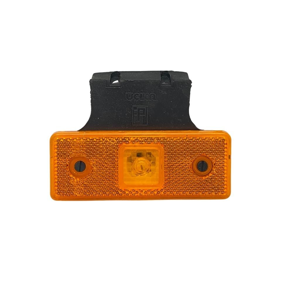 12V-24V YAN SİNYAL LAMBASI DORSE SİDE MARKER SARI (4 LEDLİ) (110*42 MM) E7