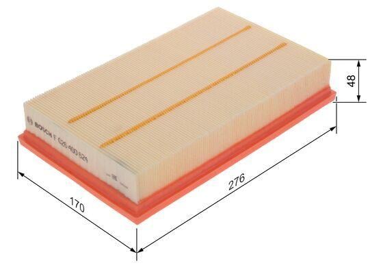 BOSCH HAVA FİLTRESİ AUDI-SEAT-SKODA-VW