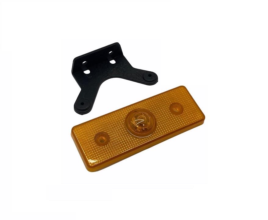 12V-24V YAN SİNYAL LAMBASI DORSE SİDE MARKER BOMBELİ SARI (LEDLİ)