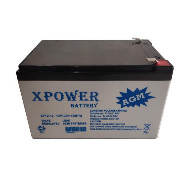 XPOWER BATTERY 12V 12 AH AKÜ KURU TİP (150*97*95)