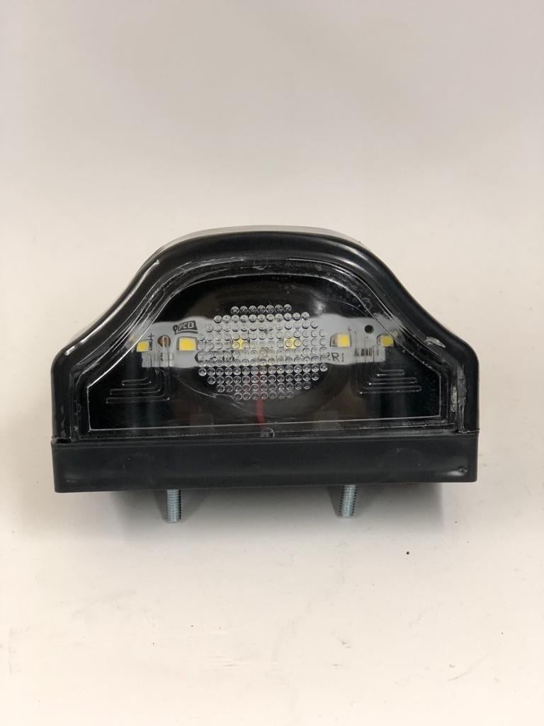 24V PLAKA LAMBASI LEDLİ 6 LEDLİ (SİYAH)