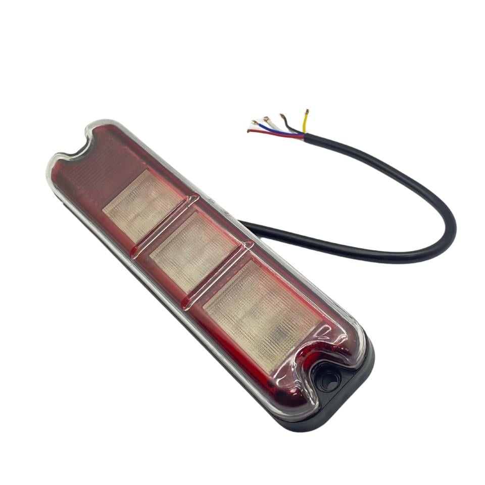 12V-36V STOP LAMBASI (LEDLİ) (4 FONKSİYONLU) (190*50*30 MM)