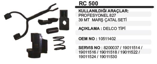 MARŞ ÇATALI DELCO TİPİ+DESTEK TAKOZU+AYAR PLASTİĞİ (SET) 39MT