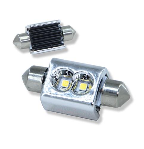 12V SOFİT AMPUL 2 LEDLİ BEYAZ (36 MM) 
