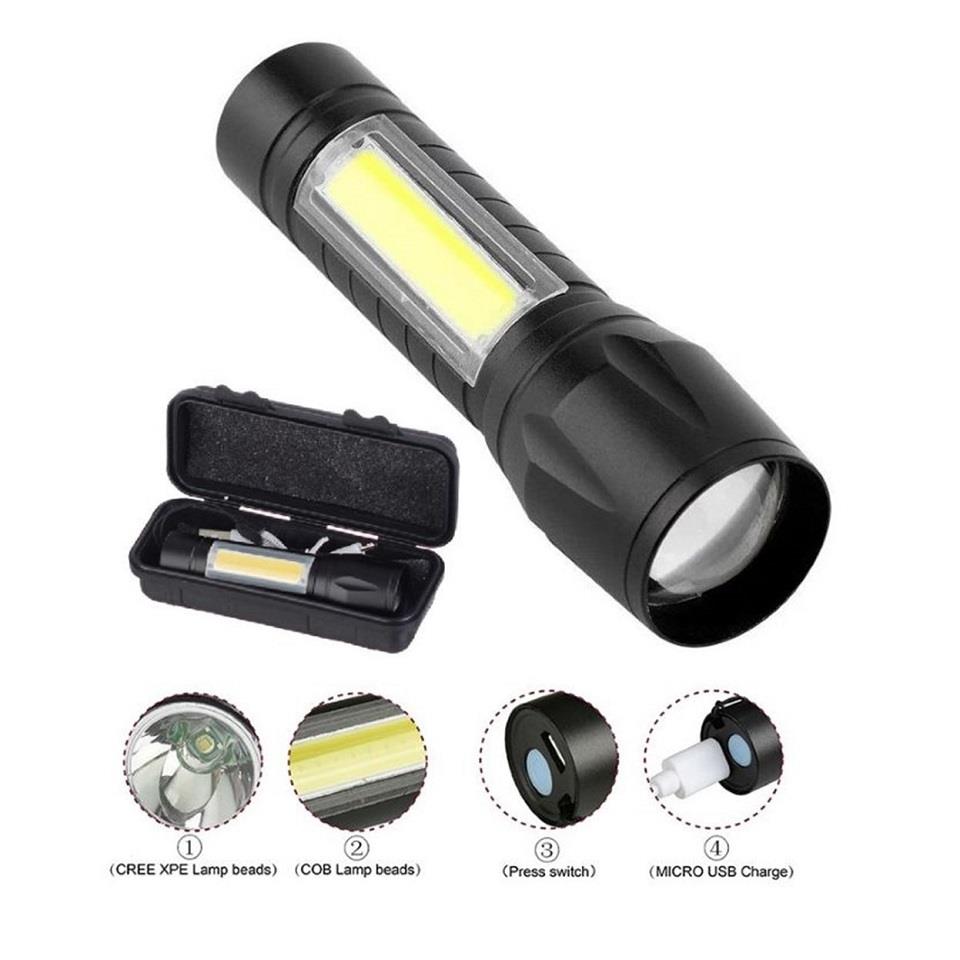 EL FENERİ COB LEDLİ (USB ŞARJLI) (100*26 MM)