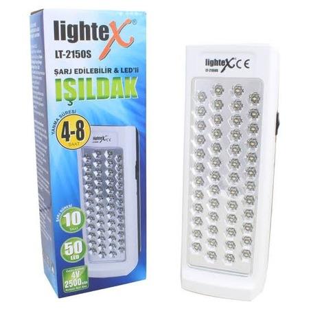 LIGHTEX EL FENERİ 50 LEDLİ (ASKILI) (ŞARJLI)