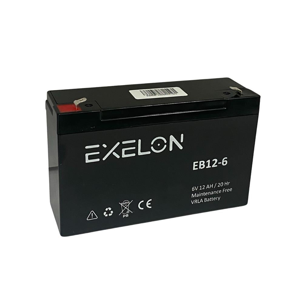 EXELON 6V 12 AH AKÜ KURU TİP (151*51*100) (1.65 KG) VRLA BATTERY