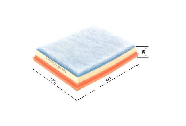 BOSCH HAVA FİLTRESİ CITROEN-OPEL-PEUGEOT 2017 >