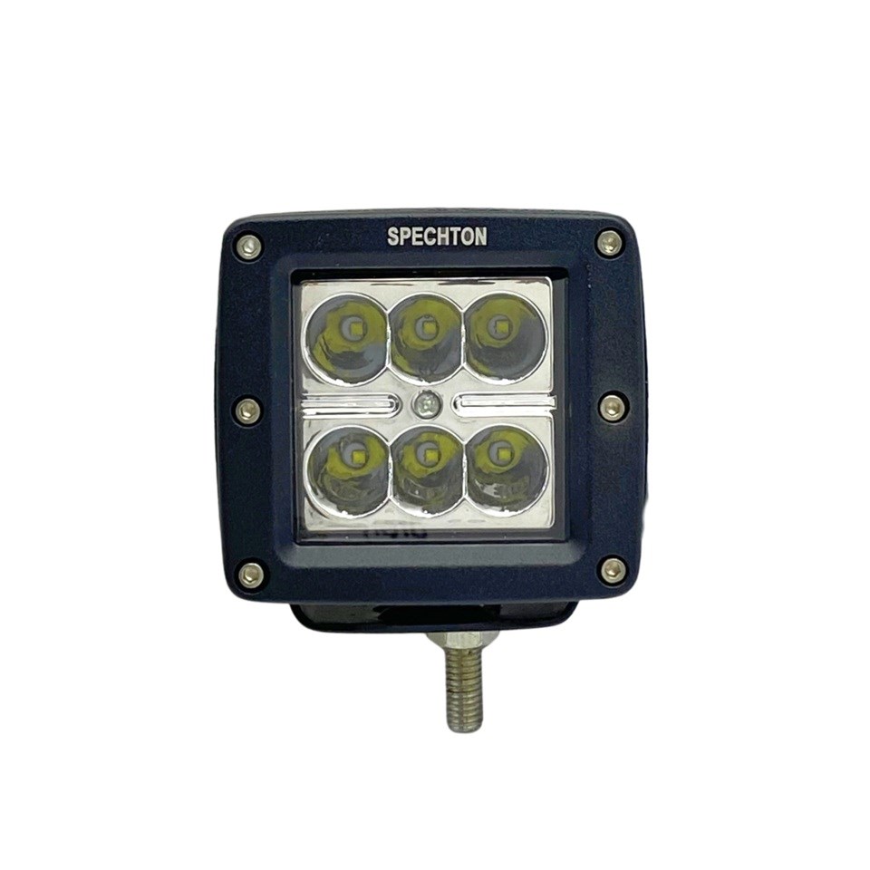 9V-30V ÇALIŞMA LAMBASI OFF-ROAD KARE 18W (6 LEDLİ) (82*75 MM)