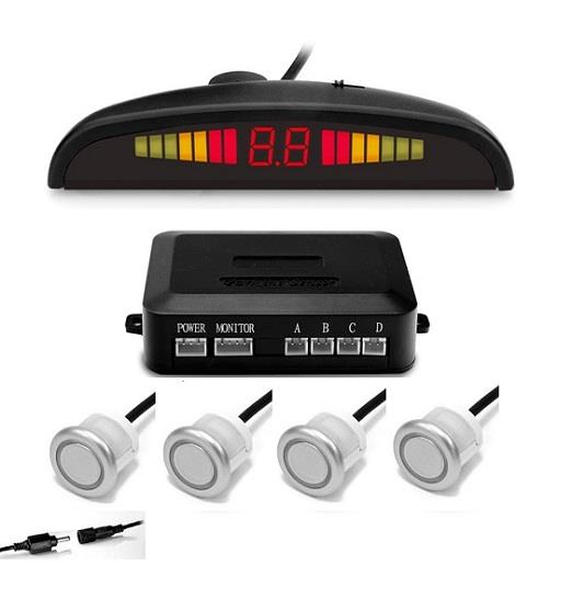 PARK SENSÖRÜ SES İKAZLI+OVAL GÖSTERGELİ E3 (18.5 MM) GRİ