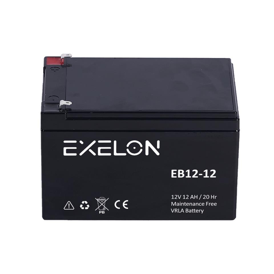 EXELON 12V 12 AH AKÜ KURU TİP (152*99*95) (3,3 KG) VRLA BATTERY