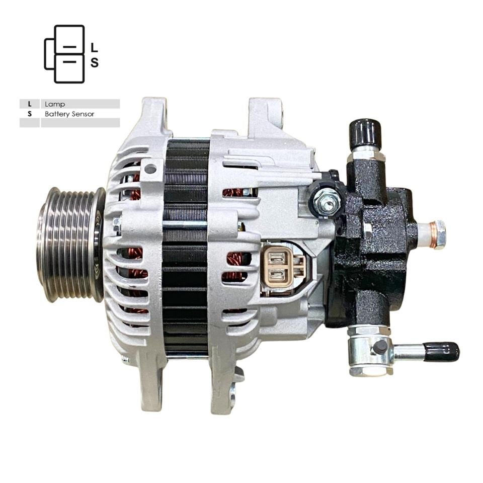 12V ALTERNATÖR DİNAMO VAKUMLU MITSUBISHI TİPİ 110 A HYUNDAI H1/KIA SORENTO 2.5 CRDI 2002-2006