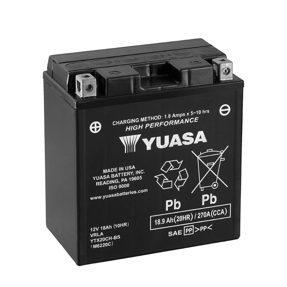 YUASA 12V 18 AH MOTOSİKLET AKÜSÜ 270 A (EN) (150*87*161) (YTX20CH-BS) (TERS)
