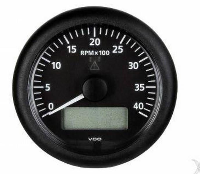 VDO 12V-24V DEVİR SAATİ 85 MM 4000 DEVİR (MOTOR ÇALIŞMA SAATLI)