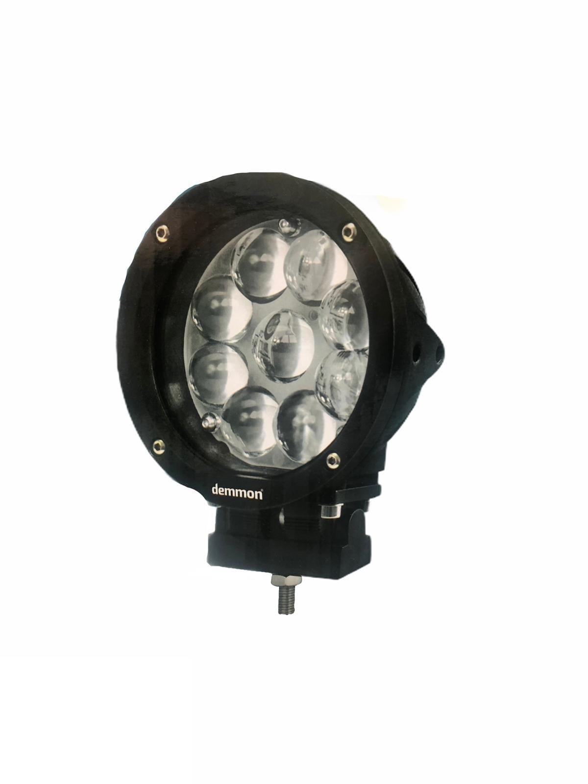 12V-48V OFF-ROAD YUVARLAK 9 LEDLİ MERCEKLİ LAMBA 45W (140 MM) 