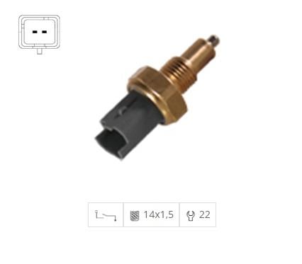 KLF GERİ VİTES MÜŞÜRÜ (2 FİŞ SOKETLİ) (M14 X 1.5) PEUGEOT-CITROEN