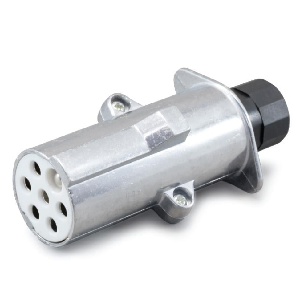 TIR DORSE ELEKTRİK SOKETİ (RÖMORK FİŞİ) (7'Lİ ERKEK) (METAL BEYAZ) (S TİPİ)