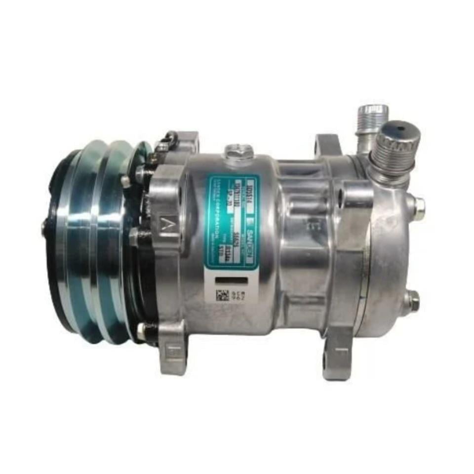 SANDEN 12V KLİMA KOMPRESÖRÜ ÜSTTEN ÇIKIŞ (5H14) UNIVERSAL