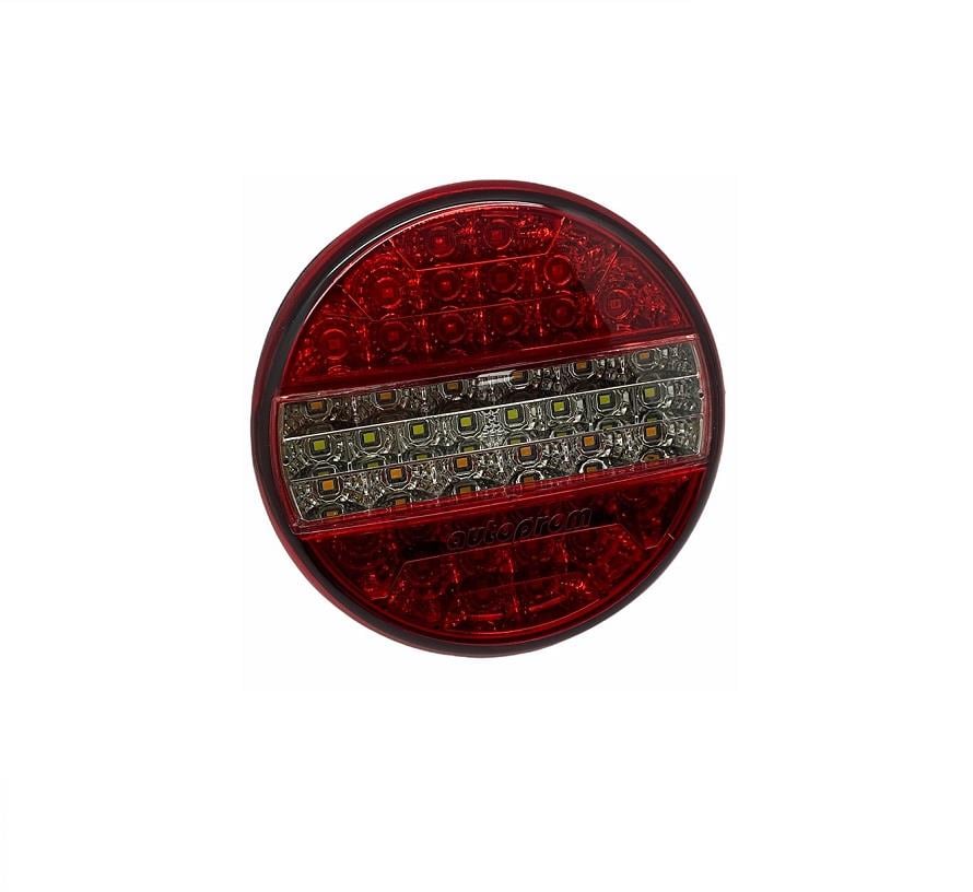 24V STOP LAMBASI YUVARLAK KABLOLU (LEDLİ) (4 FONKSİYONLU) (140*60 MM)