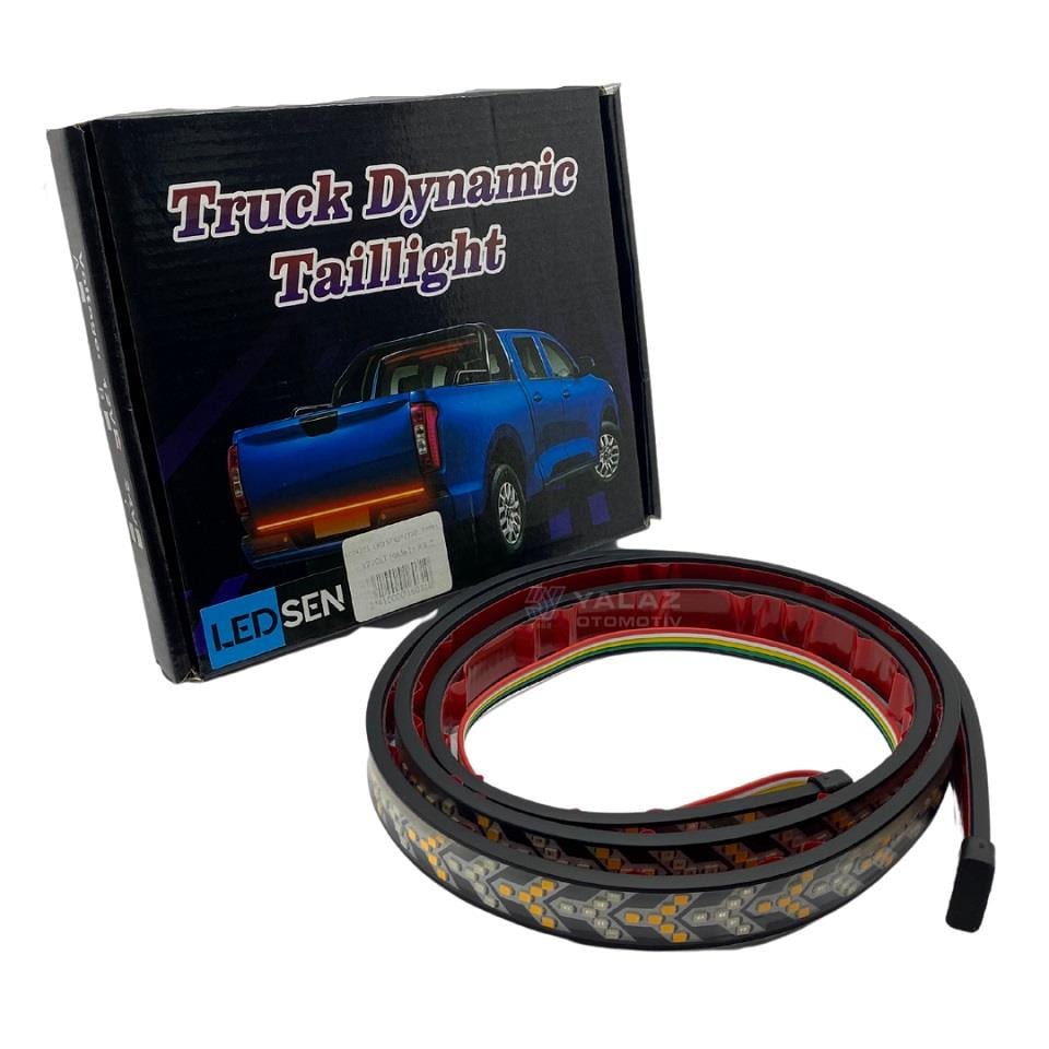 12V ŞERİT KAYAR LED OKLU 4 FONKSİYONLU BAGAJ YAPIŞKAN-ESNEK (150 CM)