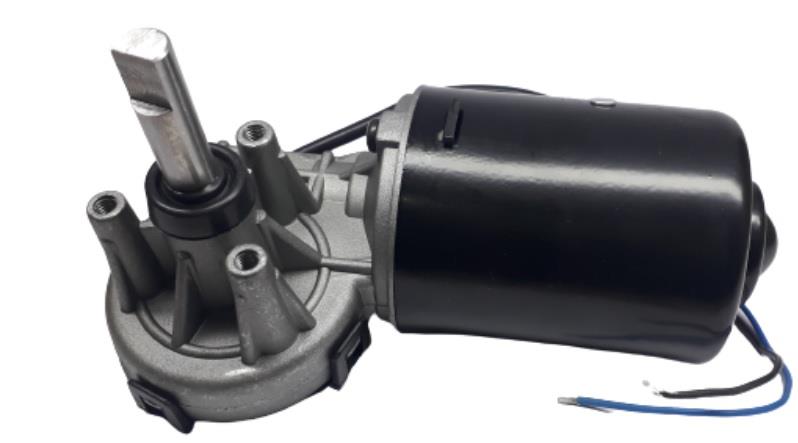 BAŞKURT 24V SİLECEK MOTORU AĞIR HİZMET (TEK DEVRE) (DÜZ MİL CAP:12 MM BOY:47 MM (L)