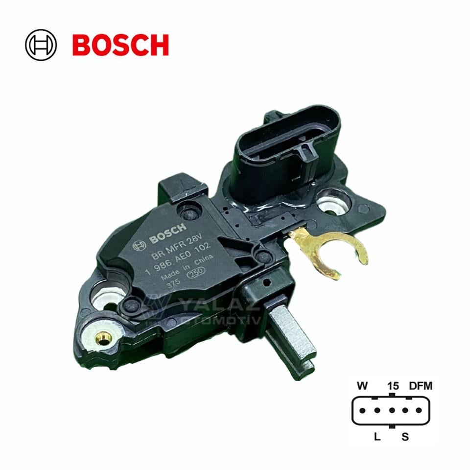 BOSCH 24V KÖMÜRLÜ KONJEKTÖR F00M (W-L-15-S-DFM) RENAULT-VOLVO