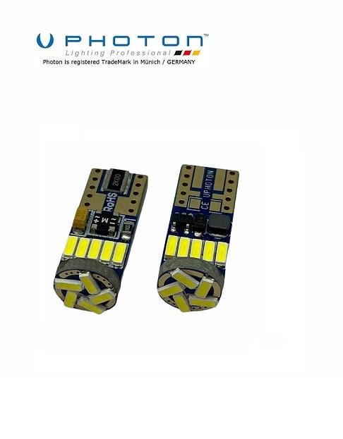 PHOTON 24V DİPSİZ AMPUL 15 LEDLİ T10 BEYAZ 6000K CANBUS (2 AD)