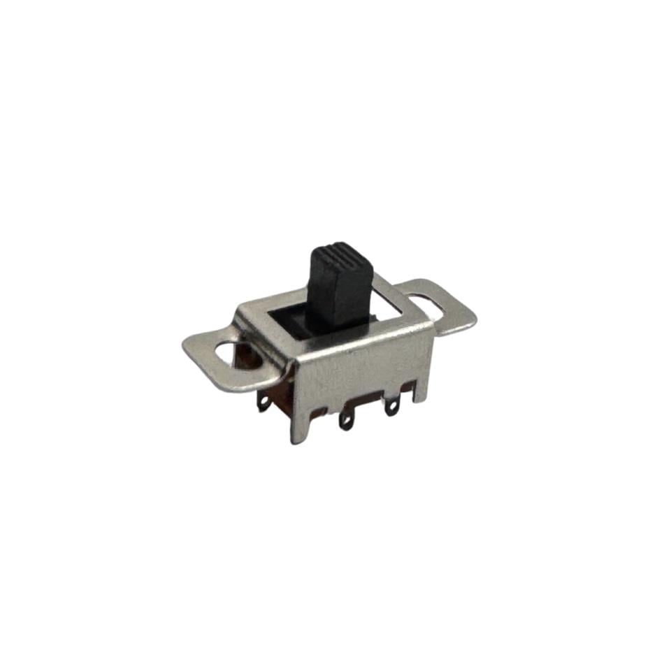 MİKRO SÜRGÜLÜ ANAHTAR 6 UÇLU (ON-OFF-ON) (AYAKLI) (24*10 MM)