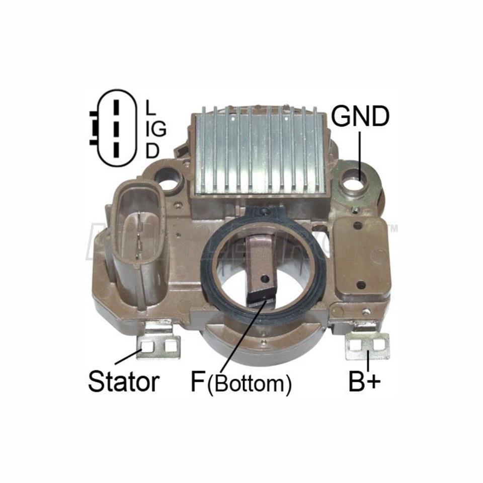 12V KÖMÜRLÜ KONJEKTÖR MITSUBISHI TİPİ (3 FİŞ DİK SOKET) (D IG L) TAIWAN