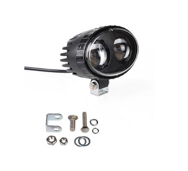 12V-80V LED SPOT LAMBA OVAL (MAVİ NOKTA) (MERCEKLİ) (140*85 MM) FORKLİFT